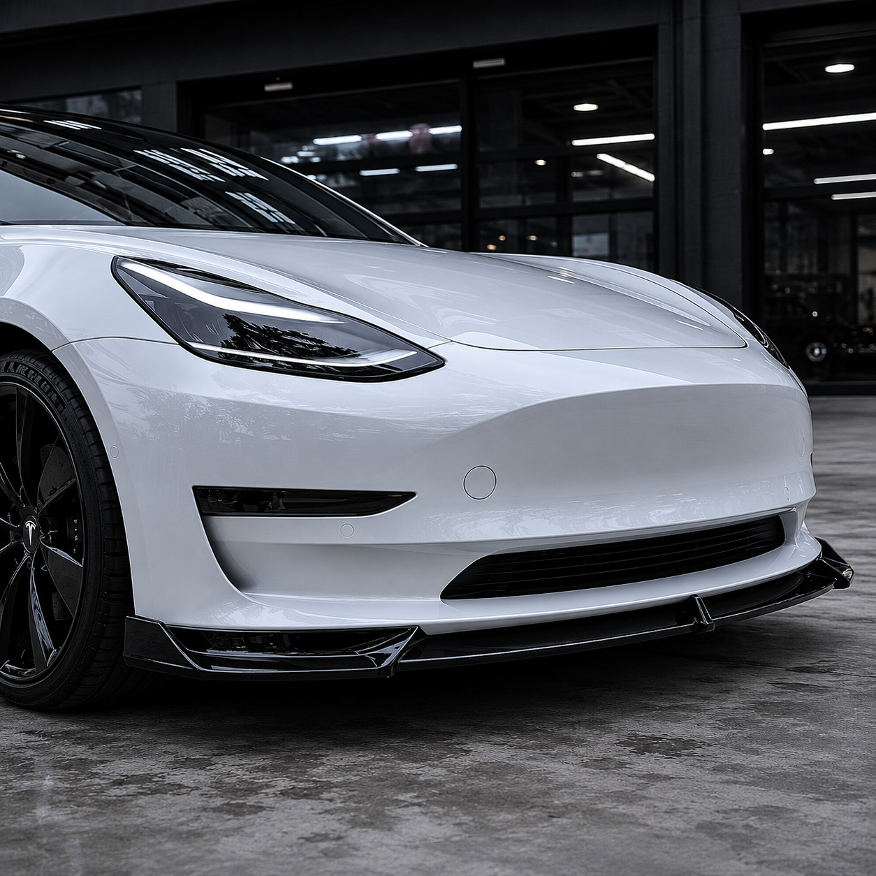 SERAE Front Splitter — Model 3/Y (2017–2022)