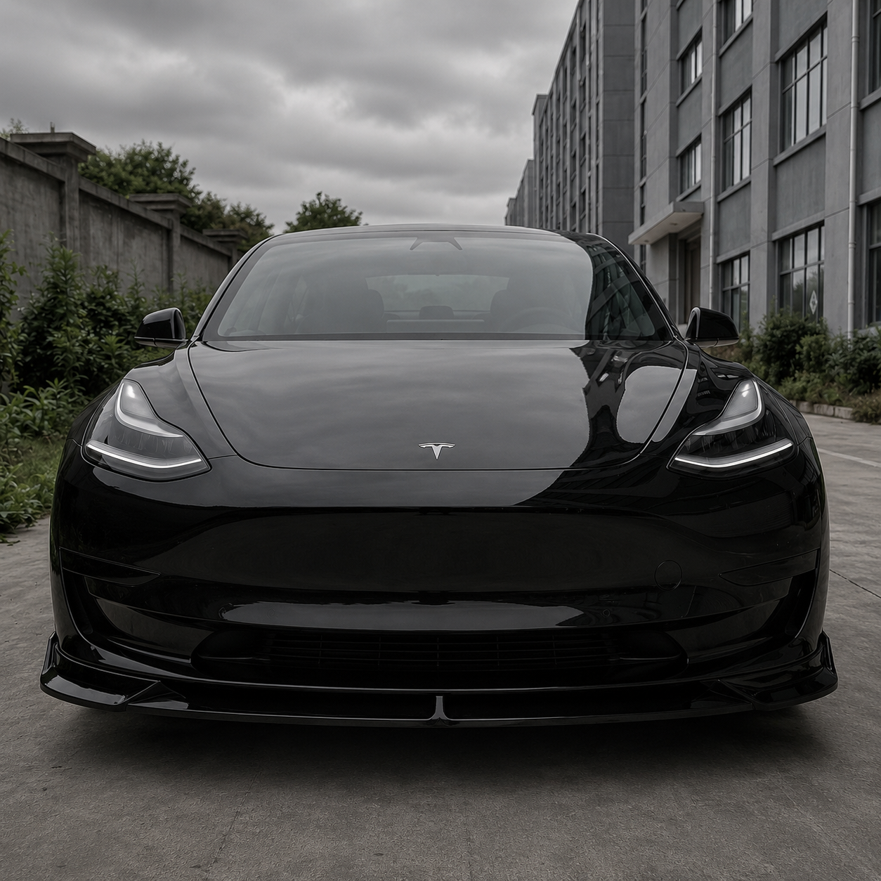 SERAE Front Splitter — Model 3/Y (2017–2022)