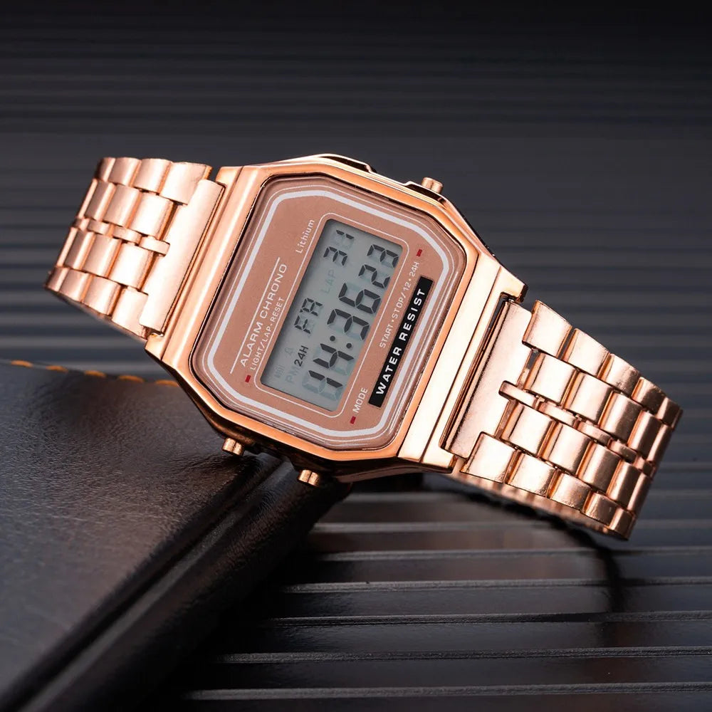 Aurora Rose Digital Watch