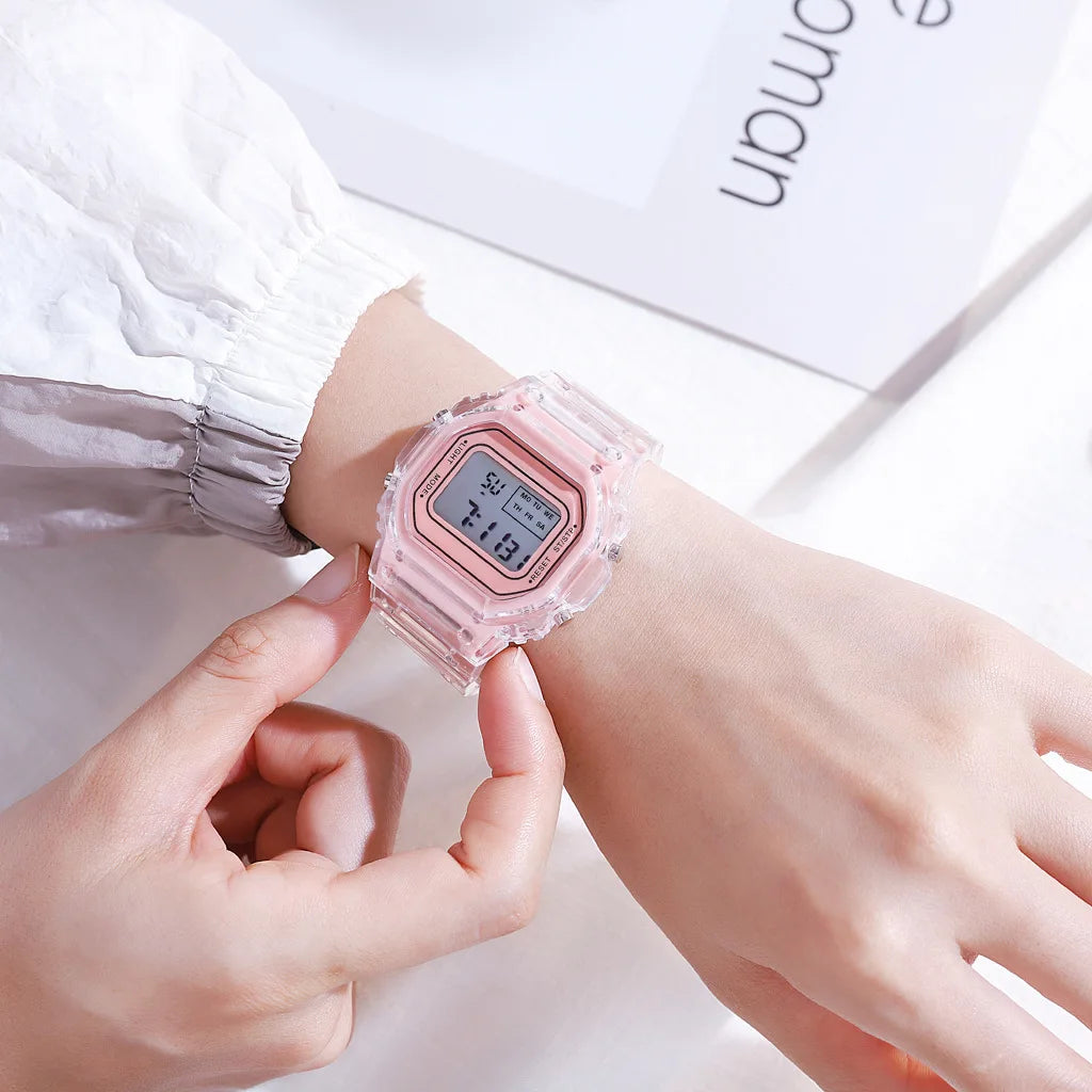 Aurora Rose Digital Watch