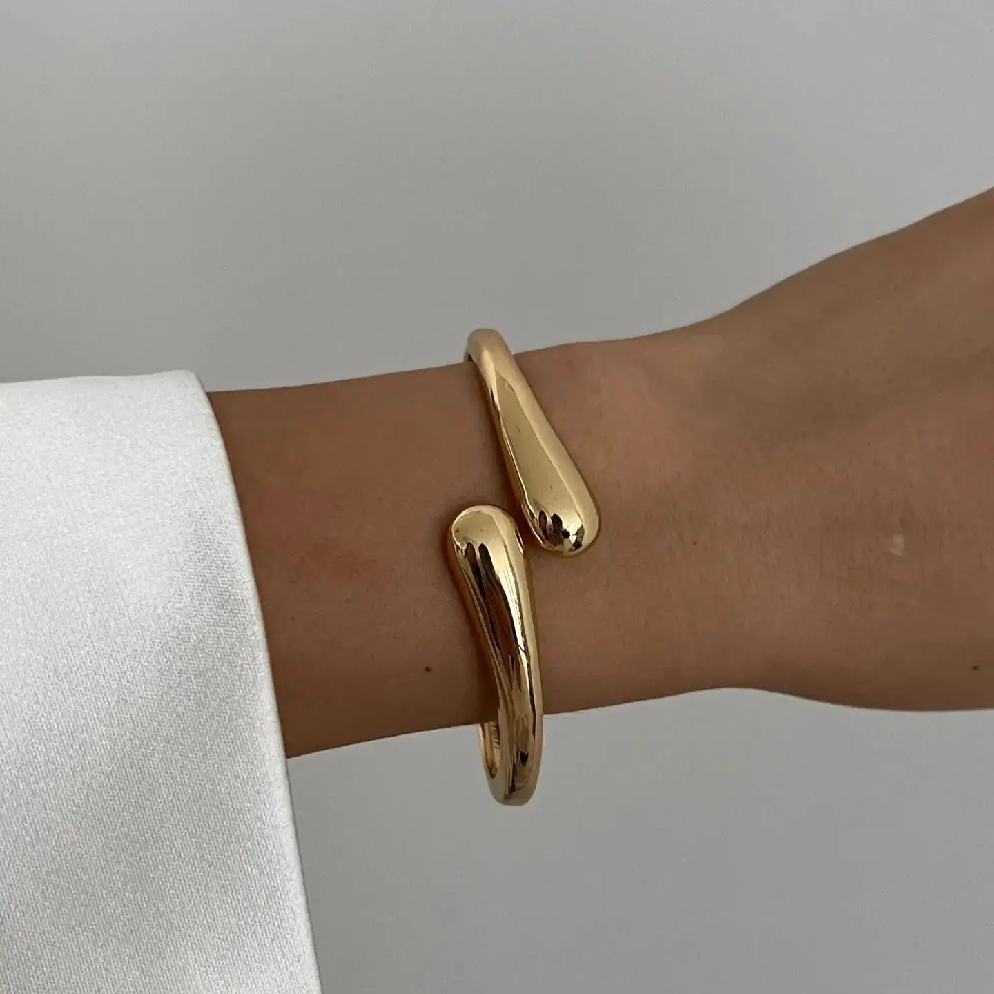 Gold & Silver Punk Geometric Bangles