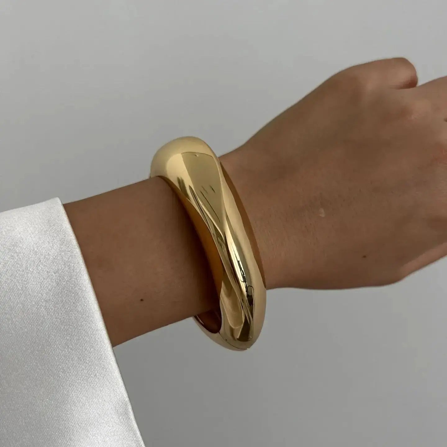 Gold & Silver Punk Geometric Bangles