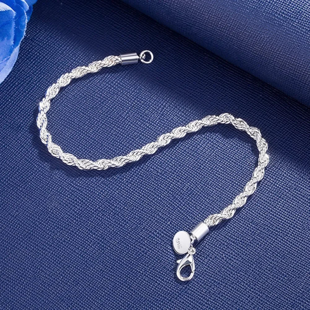 Unisex 18K Gold Chain Bracelet