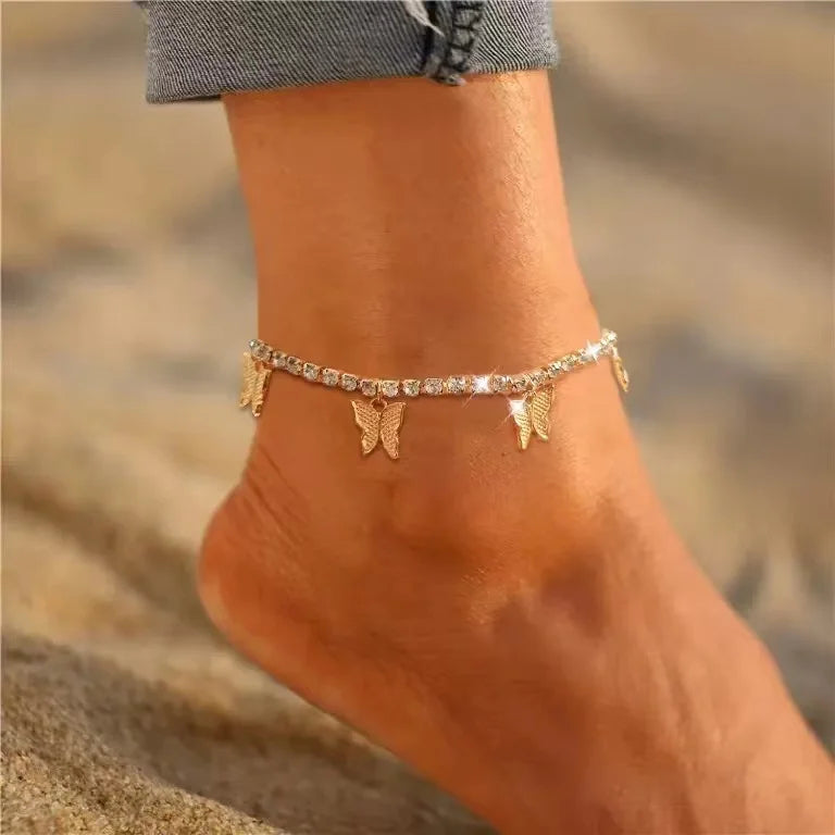 Sparkly Infinity Anklet