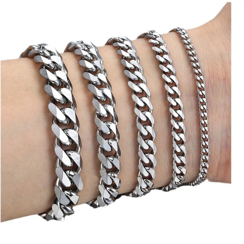 Cuban Chain Bracelet (3/5/7/9mm)